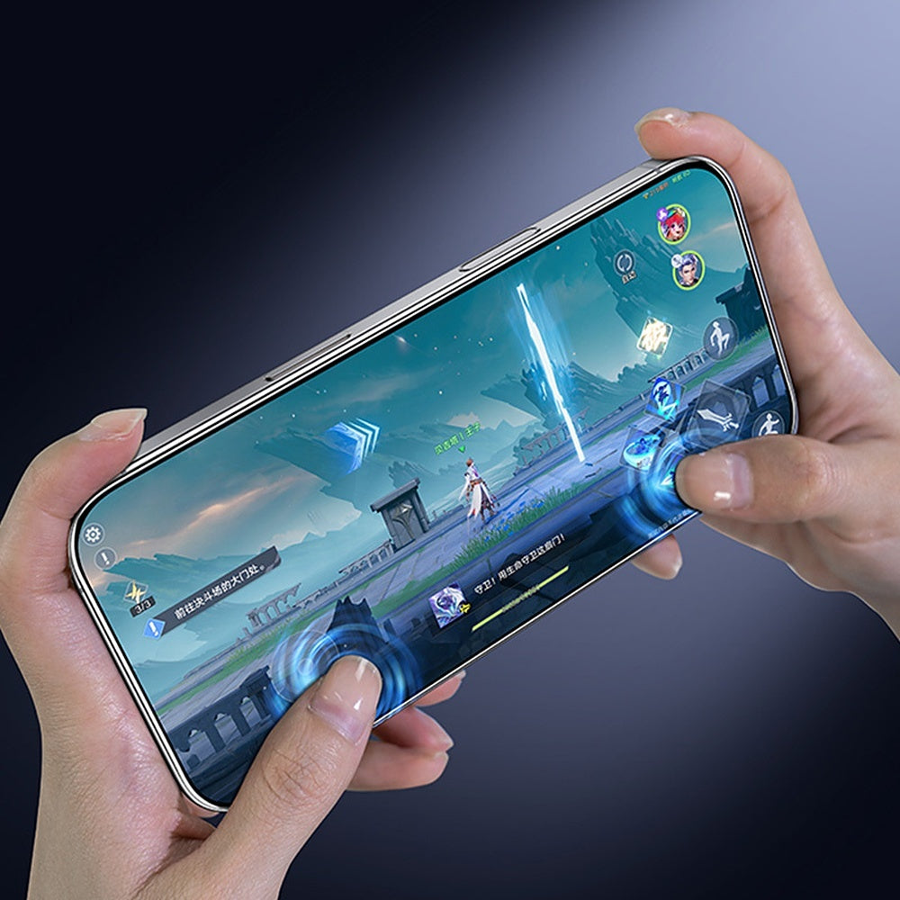 Displayschutzglas für iPhone 17 Pro Max, Benks Joy Touch Matte, Schwarzer Rahmen
