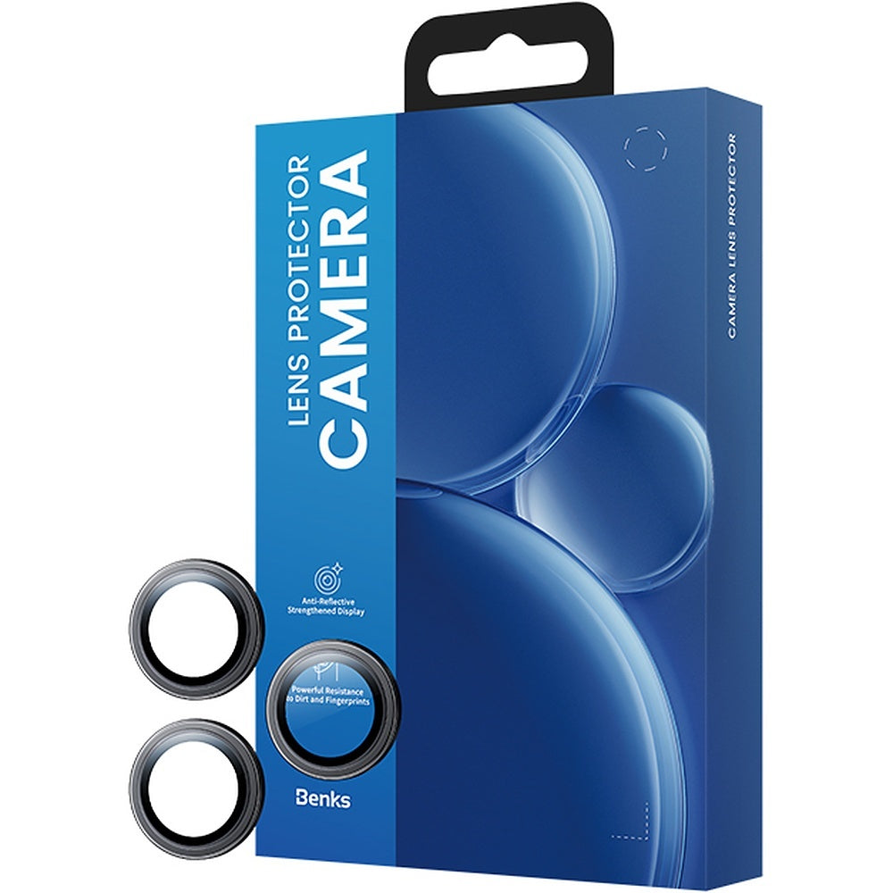 Kameraschutz für iPhone 17 Pro / 17 Pro Max, Benks DR Sapphire Lens, Schwarz