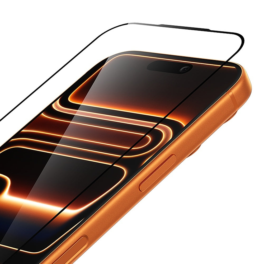 Displayschutzglas für iPhone 17 Pro Max, Benks Glass Warrior 2.0 AR-EZFita, Schwarzer Rahmen