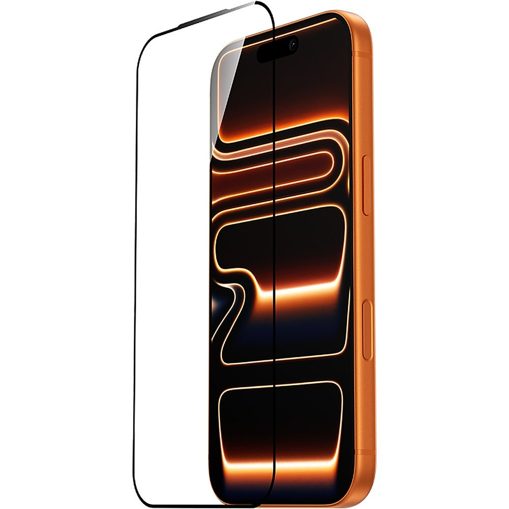 Displayschutzglas für iPhone 17 Pro Max, Benks Glass Warrior 2.0 AR-EZFita, Schwarzer Rahmen