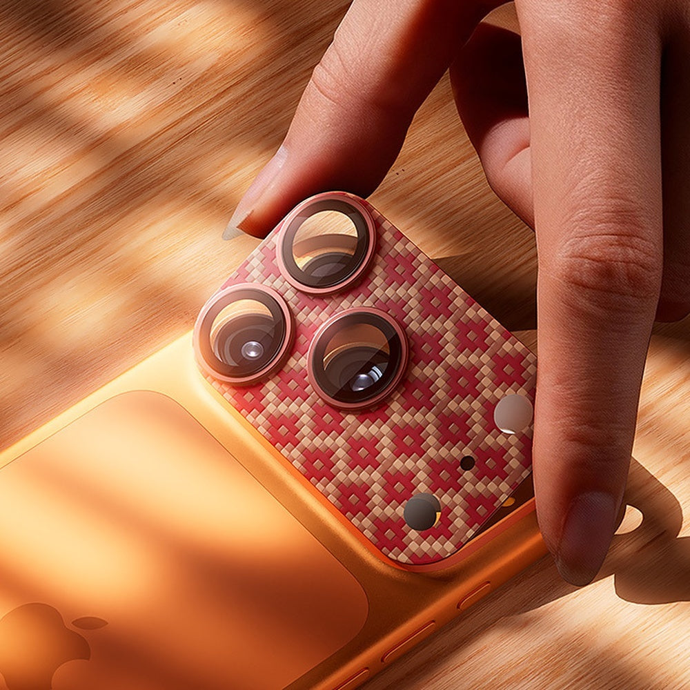 Kameraschutz für iPhone 17 Pro, Benks Armor Warrior Lens ArmorGrid, Orange