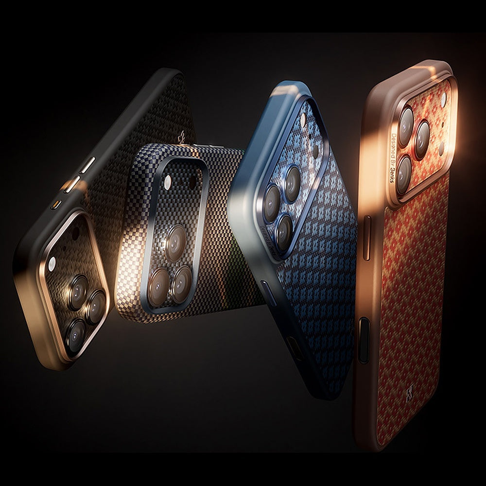 Kameraschutz für iPhone 17 Pro Max, Benks Armor Warrior Lens ArmorGrid, Orange