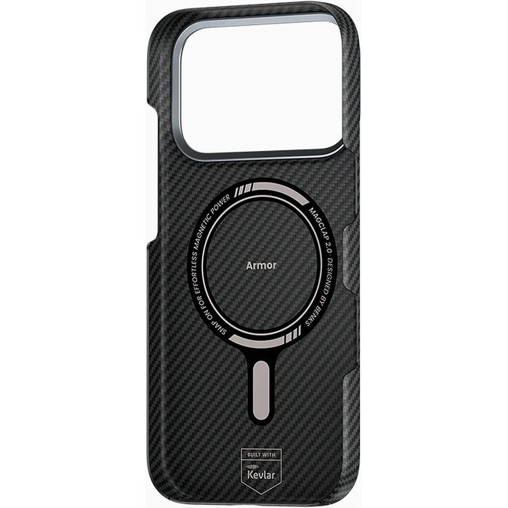 Handyhülle für iPhone 17 Pro, Benks Magnetic Armor Air 600D, Schwarz