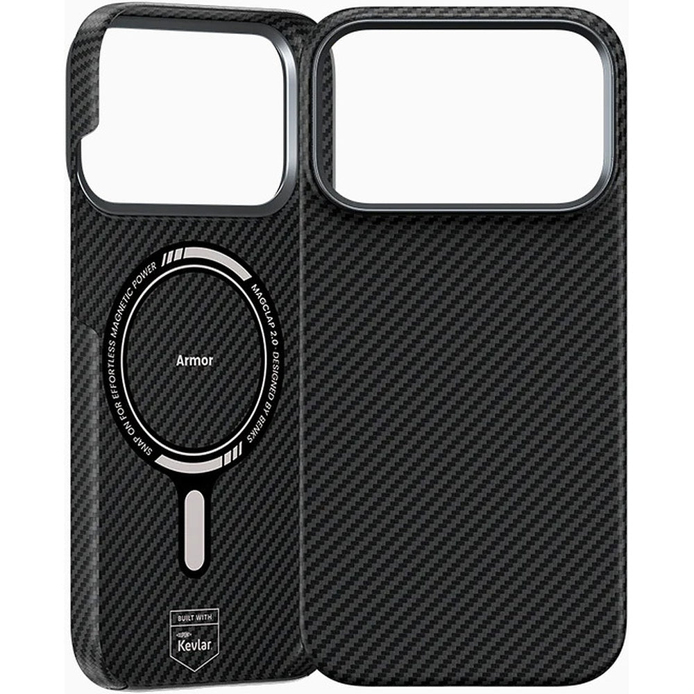 Handyhülle für iPhone 17 Pro Max, Benks Magnetic Armor Air 600D, Schwarz