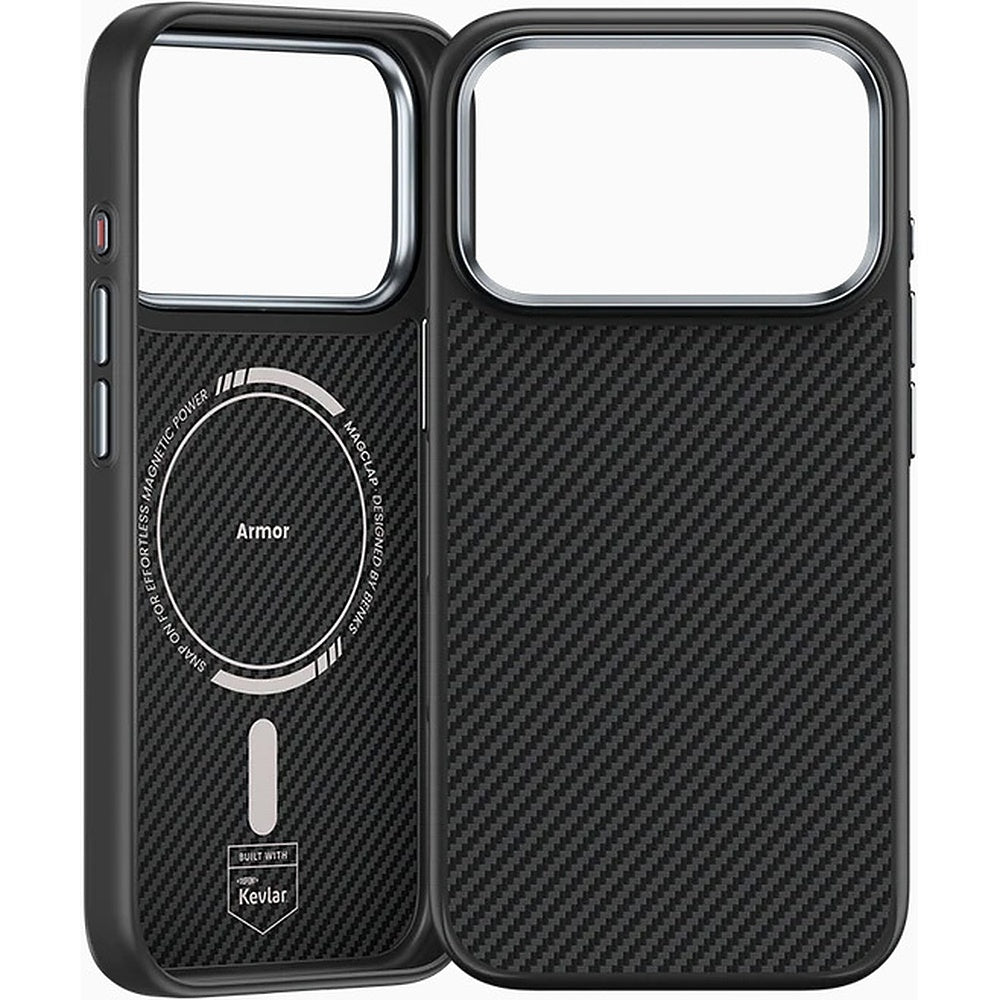Handyhülle für iPhone 17 Pro, Benks Magnetic Armor Pro 600D, Schwarz