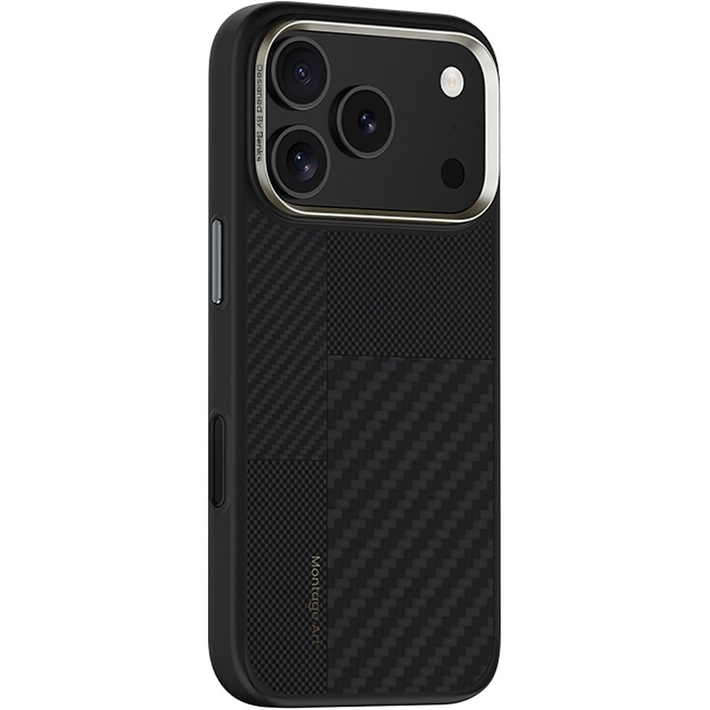 Handyhülle für iPhone Air, Benks Montage Armor Pro 600D+1500D, Schwarz