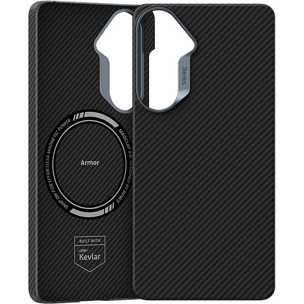 Handyhülle für Galaxy S26 Plus, Benks Magnetic Armor Air 600D, Schwarz
