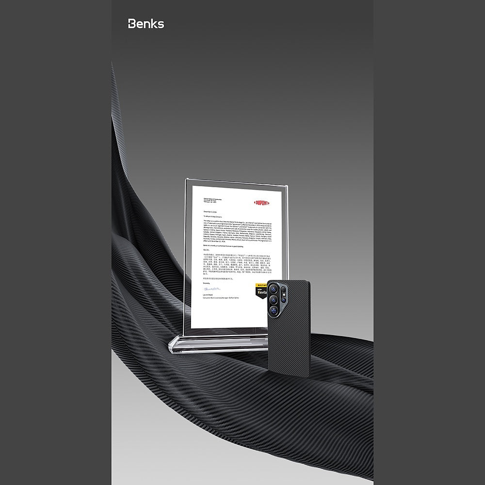 Handyhülle für Galaxy S26 Ultra, Benks Magnetic Armor Air 600D, Schwarz