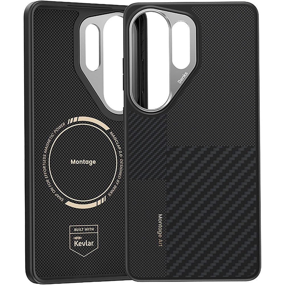 Handyhülle für Galaxy S26 Ultra, Benks Montage Armor Pro 600D+1500D, Schwarz