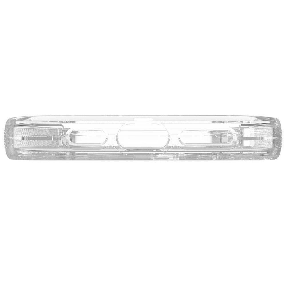 Schutzhülle für iPhone 16, Zagg Gear4 Crystal Palace Snap, für MagSafe, Transparent und Weiß