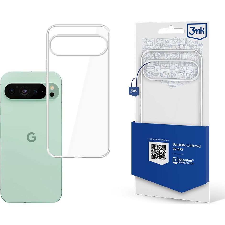 Schutzhülle für Google Pixel 9 / 9 Pro, 3mk Clear Case, Transparent
