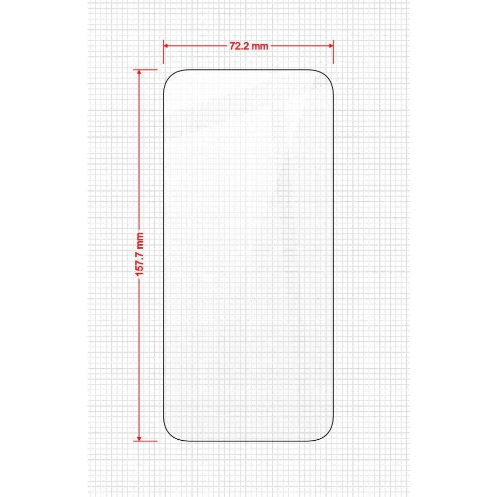 Bildschirmglas für iPhone 16 Pro Max, Grizz HybridGlass Easy mit Applikator, 2 Stück