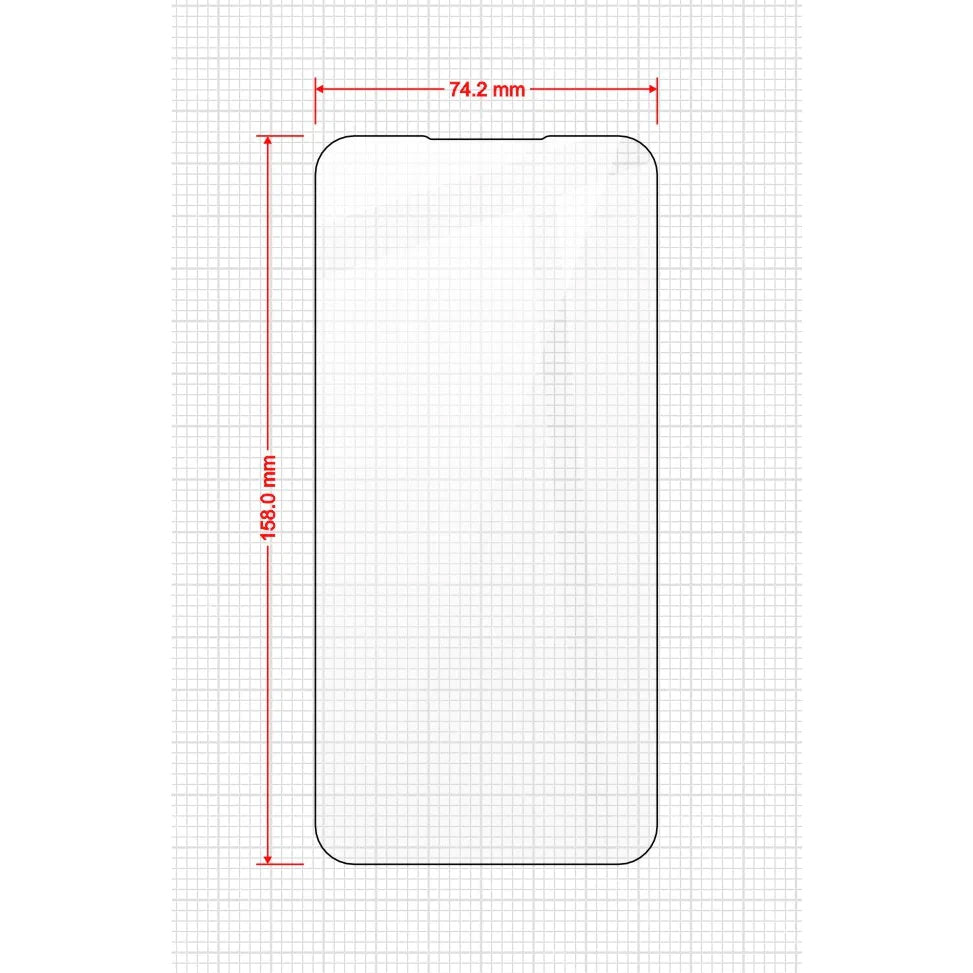 Bildschirmglas für Galaxy A35 5G, Grizz HybridGlass Easy mit Applikator, 2 Stück