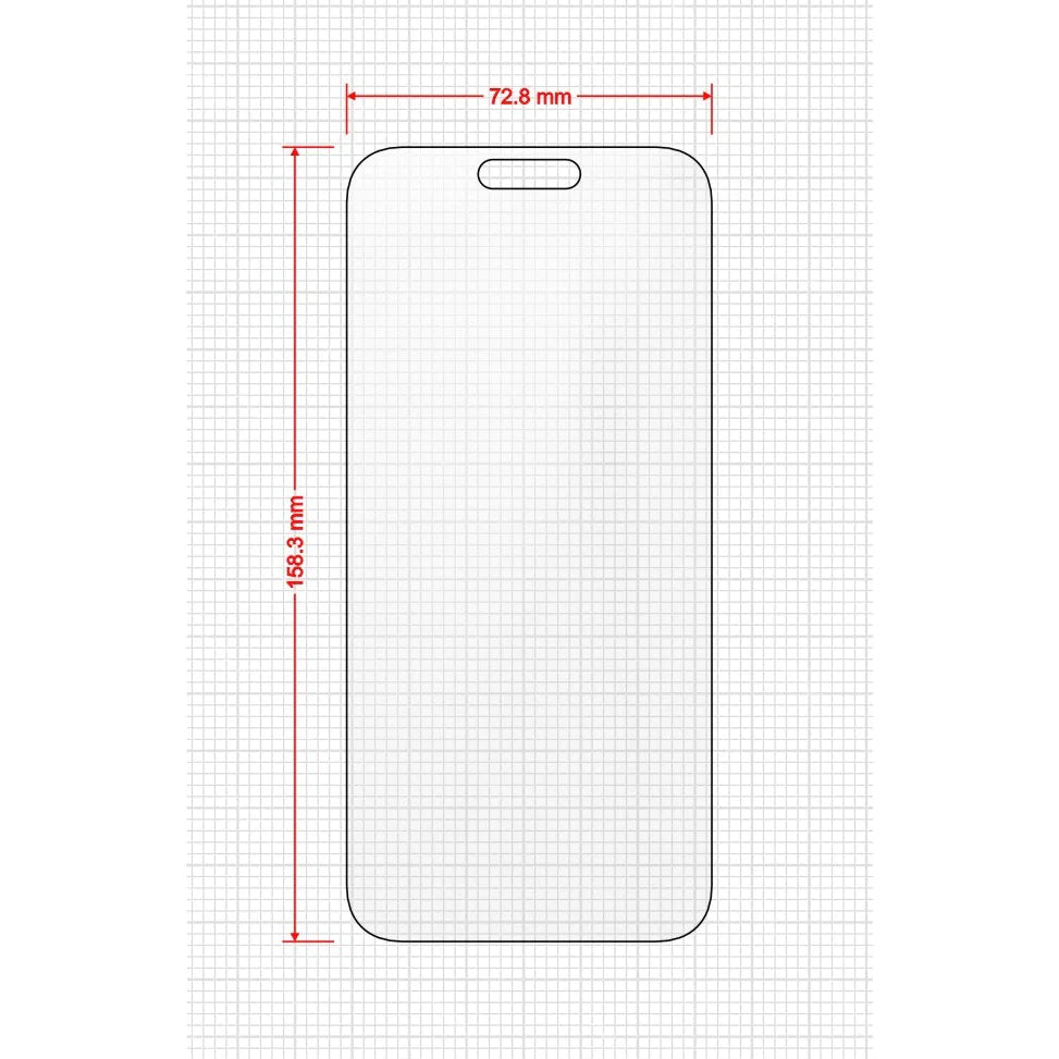 Matte Bildschirmfolie für iPhone 16 Pro Max, Grizz MatteScreen Easy mit Applikator, 2 Stück