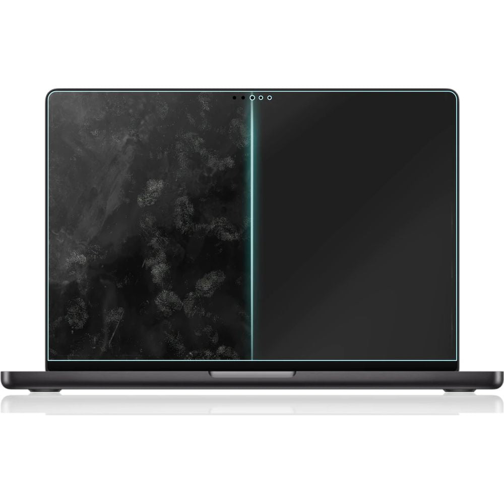 Bildschirmfolie für MacBook Air 13.6" M4 2025, Grizz MatteScreen Easy mit App-Rahmen