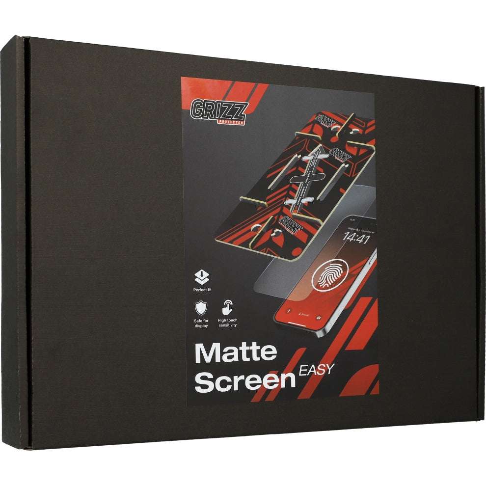 Bildschirmfolie für MacBook Air 13.6" M4 2025, Grizz MatteScreen Easy mit App-Rahmen