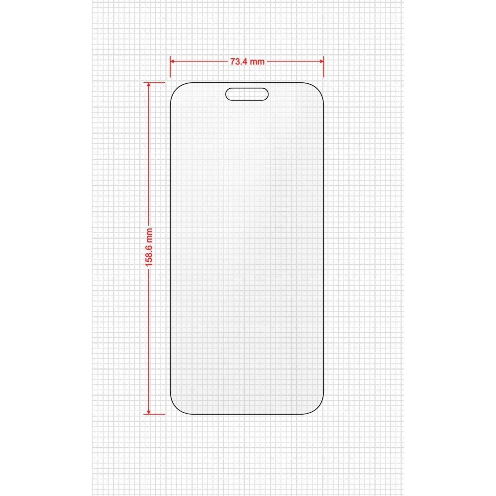 Matte Bildschirmfolie für iPhone 17 Pro Max, Grizz MatteScreen Easy mit Applikator, 2 Stück