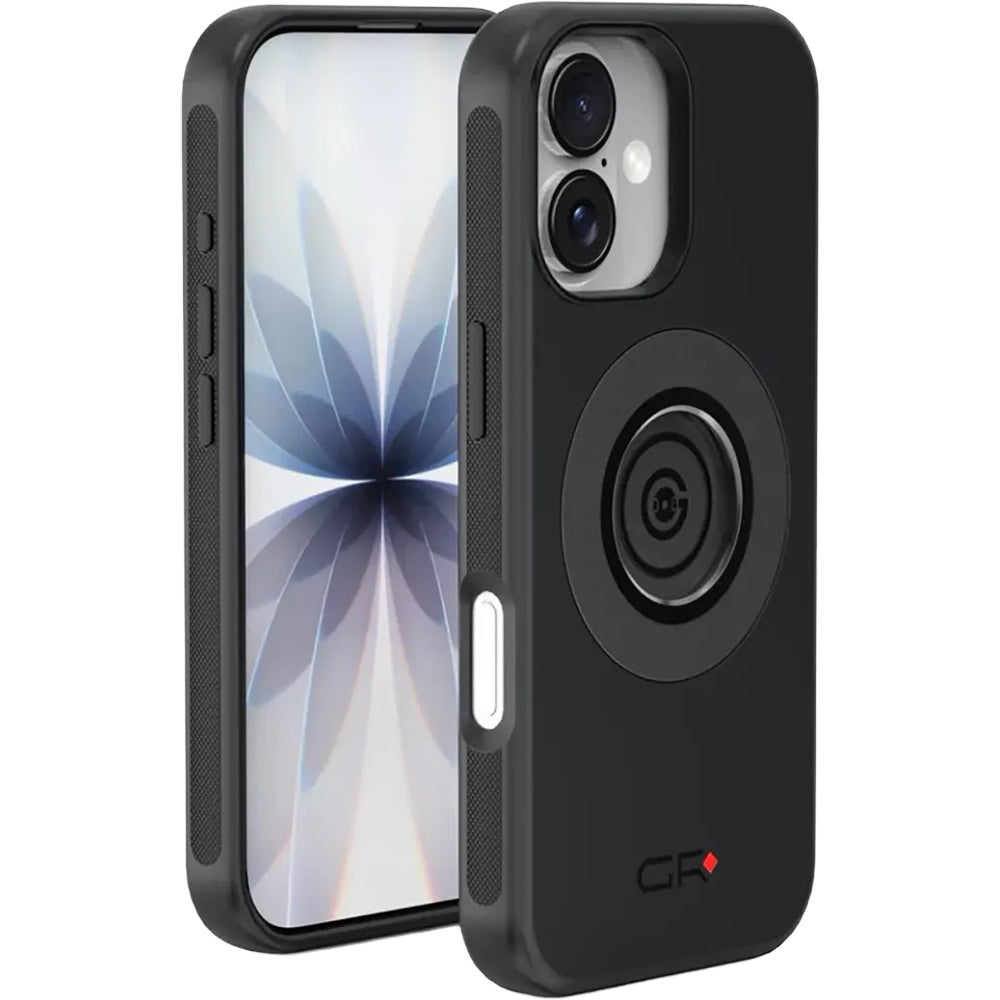 Handyhülle für iPhone 17 mit Quick-Release-System und MagSafe, GRXPLORE GR-M66, Schwarz