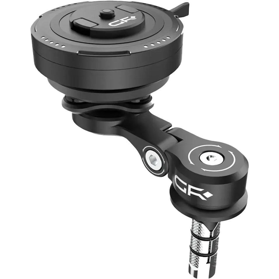 Fahrrad und Motorradhalterung für Smartphone für die Gabel, GRXPLORE GR-MT7, für Quick Mount, Schwarz