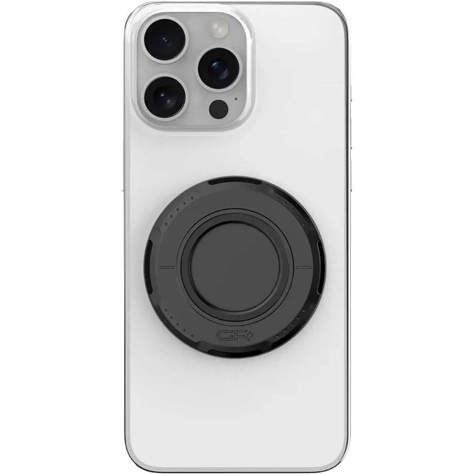 Halterung mit Quick Mount für Smartphone, GRXPLORE GR-KC02S, für MagSafe, mit 3M Klebeband, Schwarz