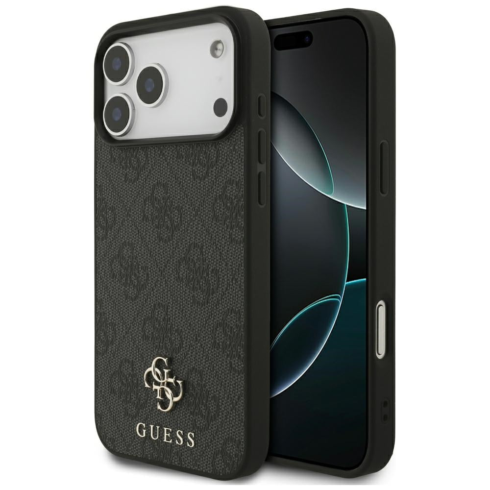 Handyhülle Guess 4G Small Classic Logo für iPhone 18 Pro Max / 17 Pro Max mit MagSafe, Schwarz