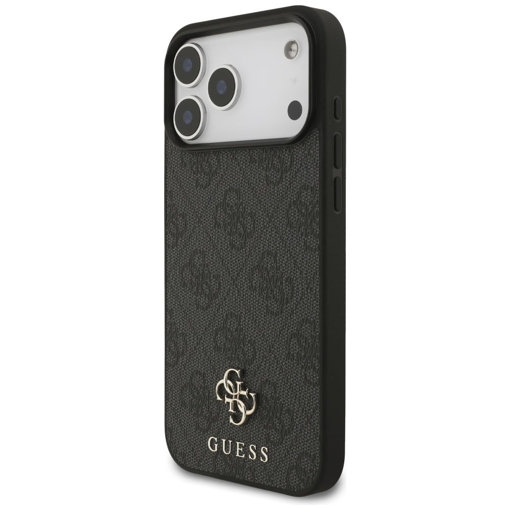 Handyhülle Guess 4G Small Classic Logo für iPhone 18 Pro Max / 17 Pro Max mit MagSafe, Schwarz