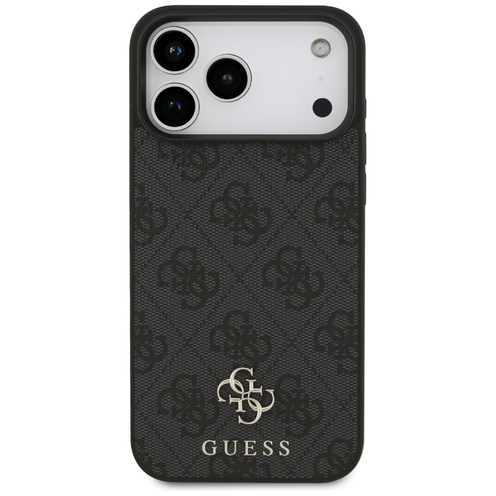 Handyhülle Guess 4G Small Classic Logo für iPhone 18 Pro Max / 17 Pro Max mit MagSafe, Schwarz