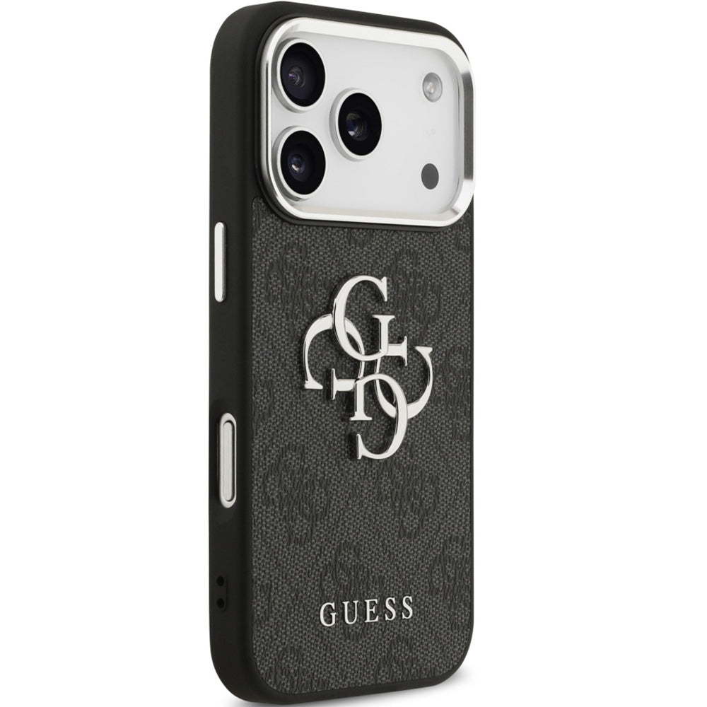 Handyhülle für iPhone 17 Pro Max, Guess Hardcase 4G Big 4G Classic Logo, Schwarz
