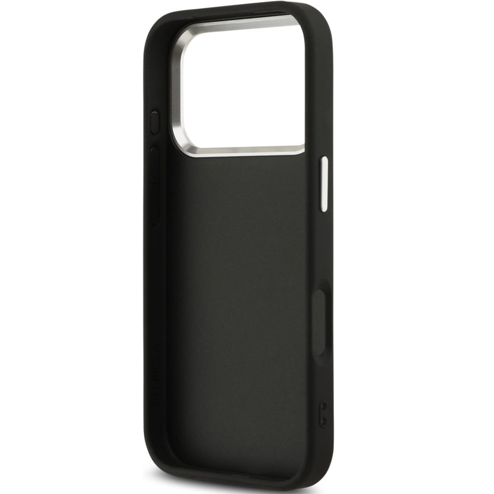 Handyhülle für iPhone 17 Pro Max, Guess Hardcase 4G Big 4G Classic Logo, Schwarz