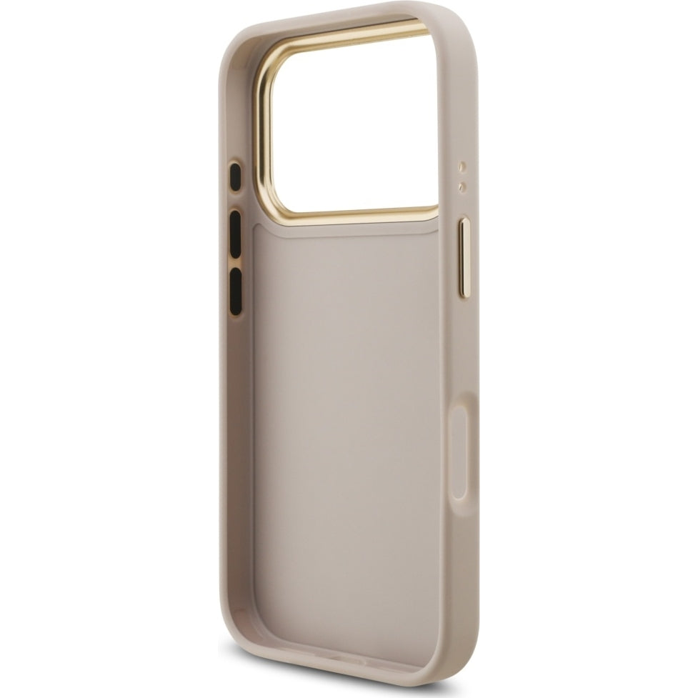 Handyhülle für iPhone 17 Pro, Guess Hardcase 4G Big 4G Classic Logo, Rosa