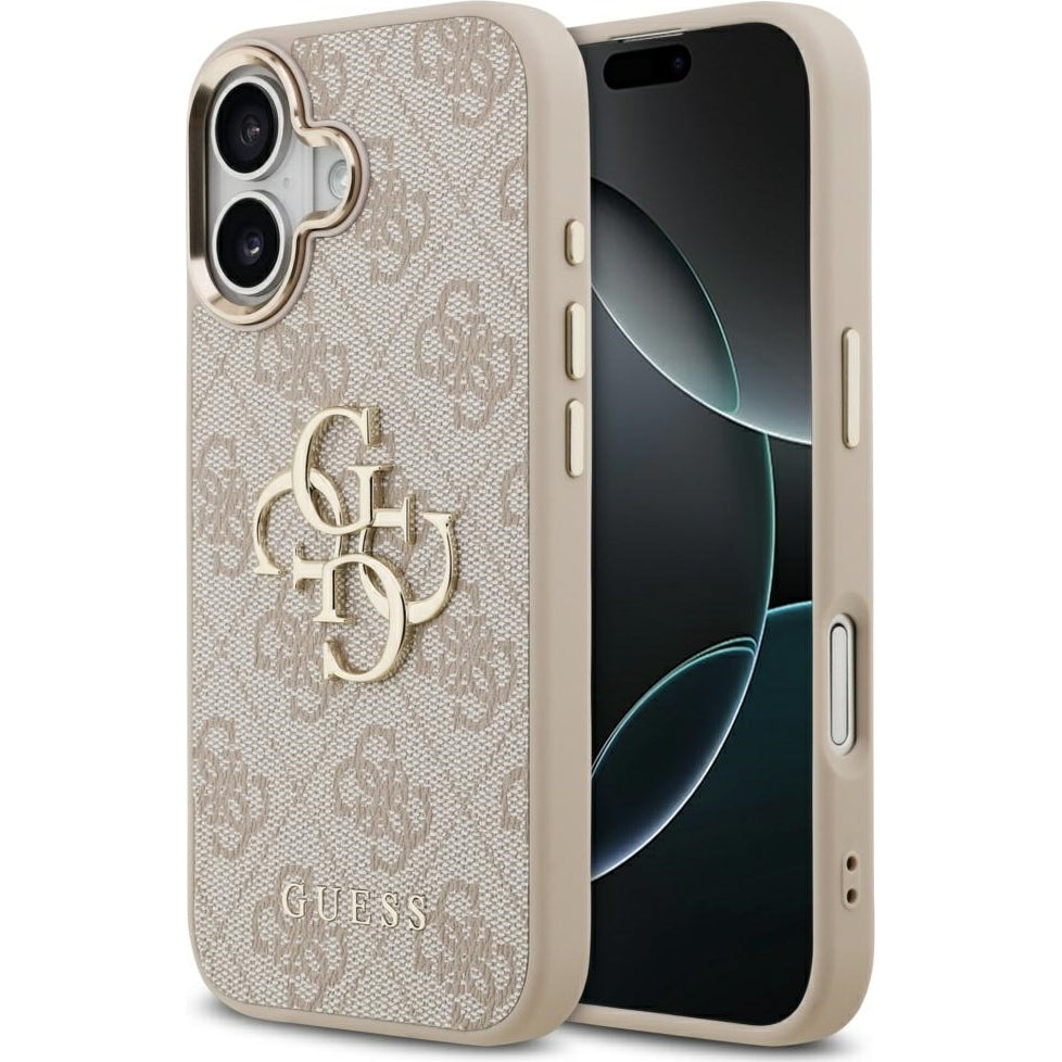 Handyhülle für iPhone 17, Guess Hardcase 4G Big 4G Classic Logo, Rosa