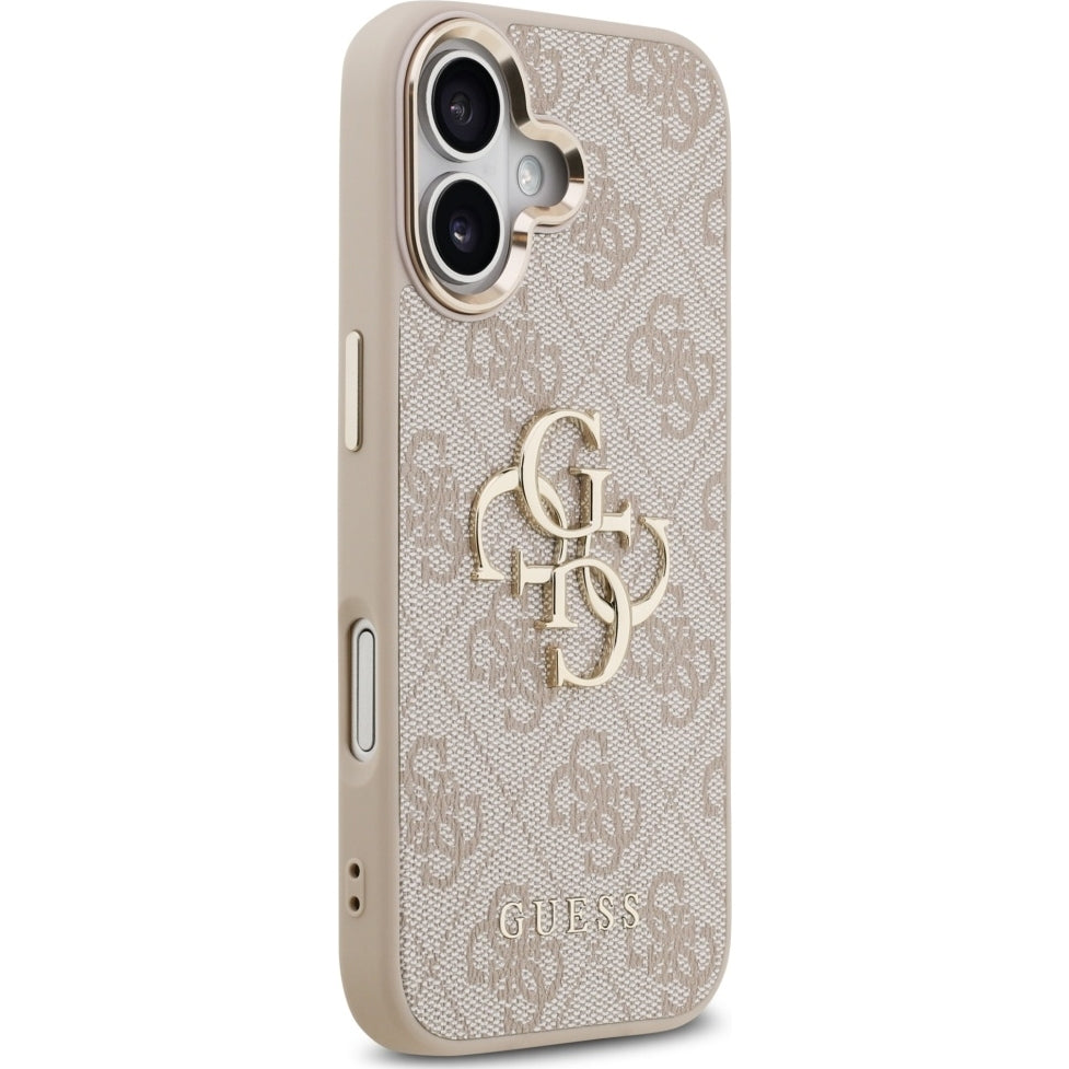 Handyhülle für iPhone 17, Guess Hardcase 4G Big 4G Classic Logo, Rosa