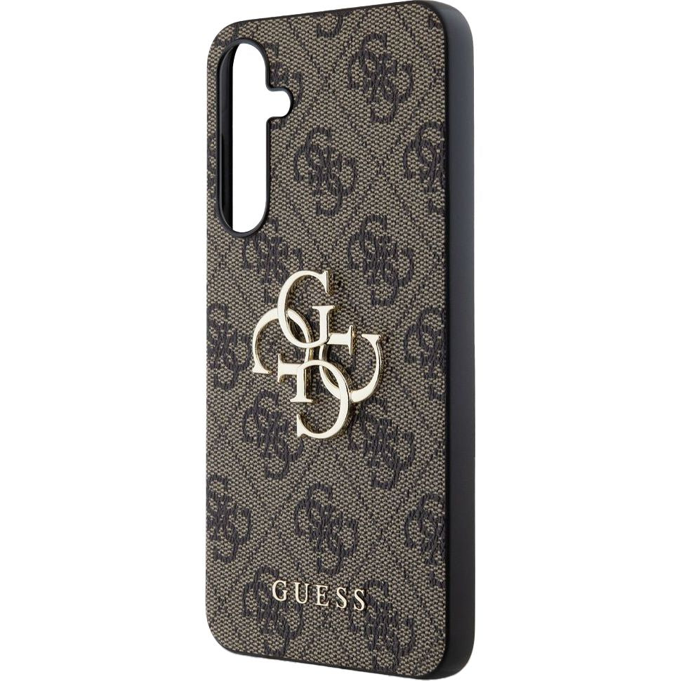 Schutzhülle für Galaxy A55, Guess HardCase 4G Big Metal Logo, Braun