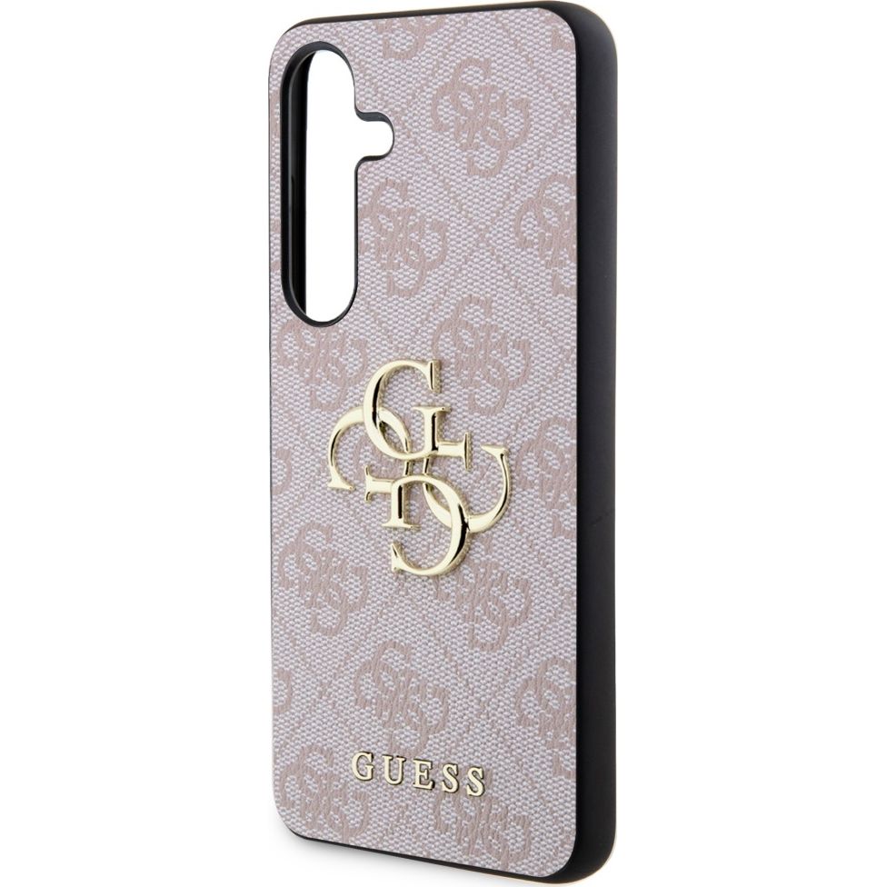 Schutzhülle für Galaxy S24, Guess 4G Big Metal Logo, Rosa