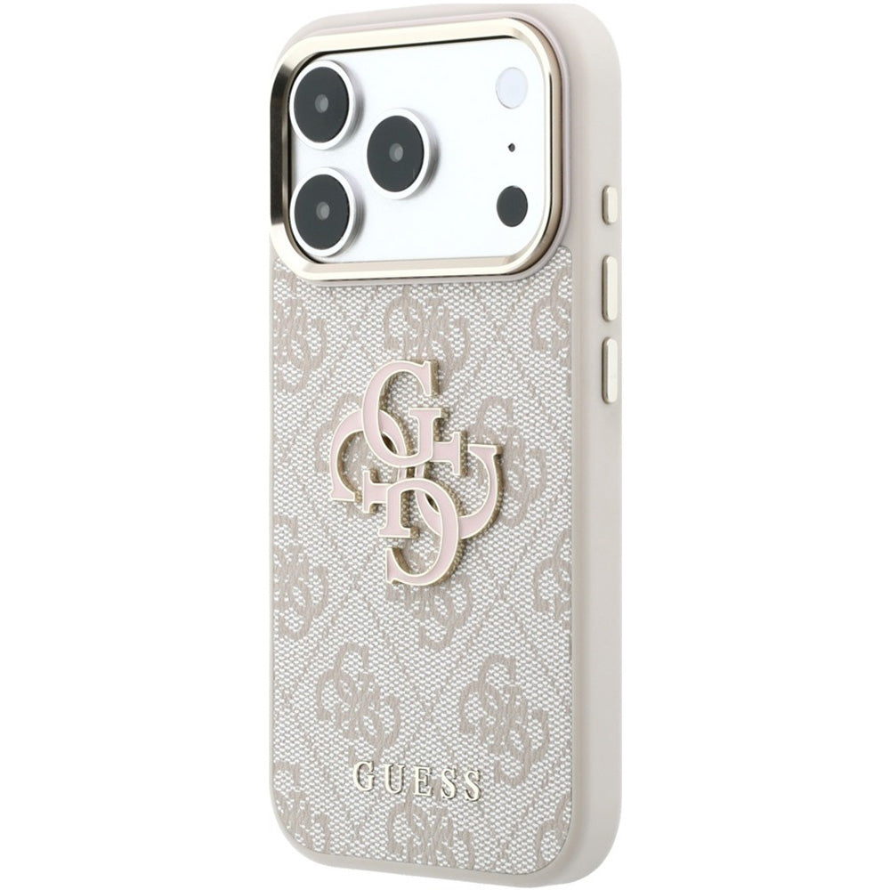 Handyhülle Guess Guess 4G Big Resin Logo für iPhone 17 Pro / 18 Pro, Rosa
