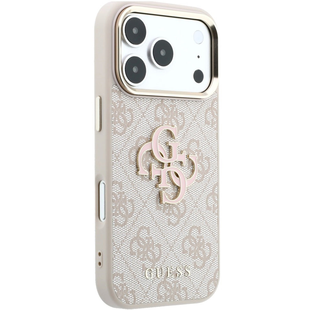 Handyhülle Guess Guess 4G Big Resin Logo für iPhone 17 Pro / 18 Pro, Rosa