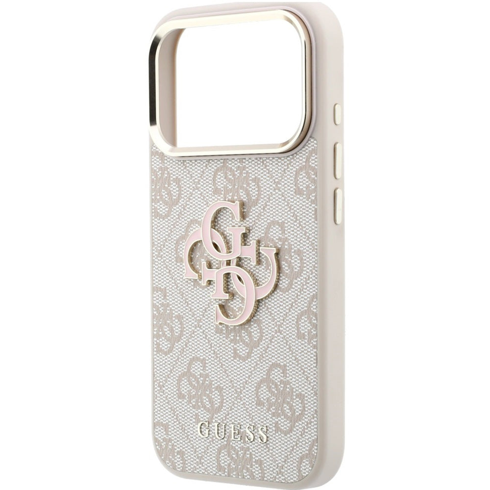 Handyhülle Guess Guess 4G Big Resin Logo für iPhone 17 Pro / 18 Pro, Rosa