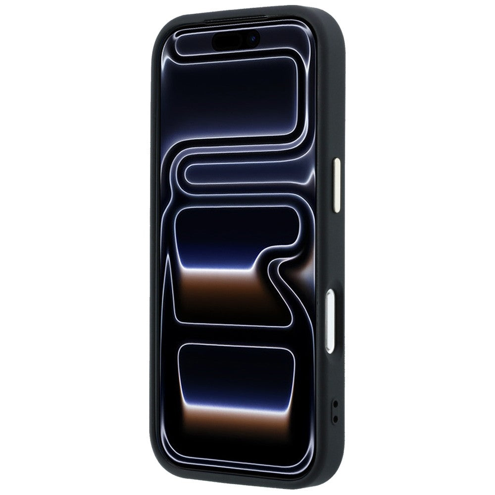 Handyhülle für iPhone 18 Pro / 17 Pro, Guess 4G Big Strass Logo 4G Classic Logo, Schwarz