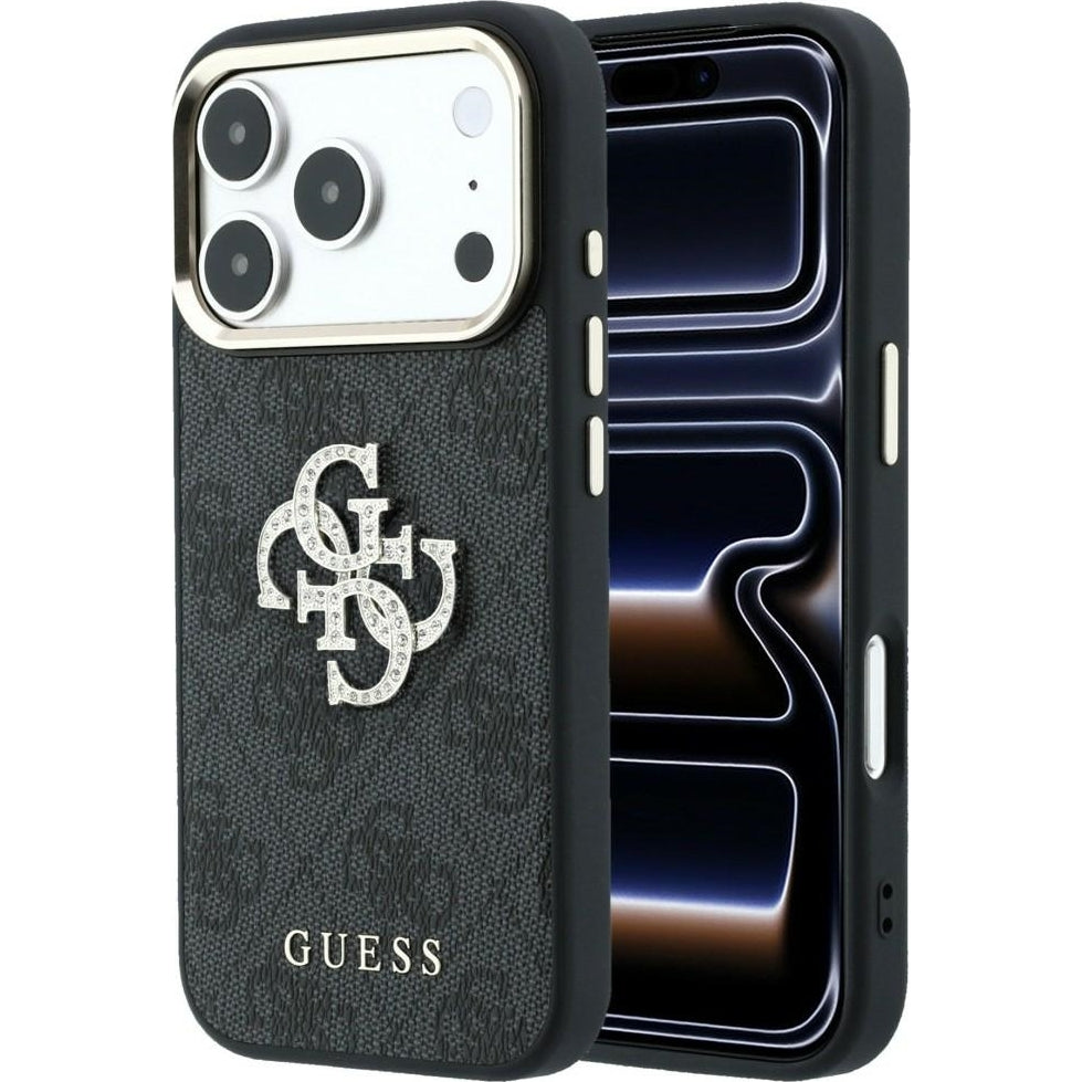 Handyhülle Guess 4G Big Strass Logo 4G Classic 4G Logo für iPhone 18 Pro Max / 17 Pro Max, Blau