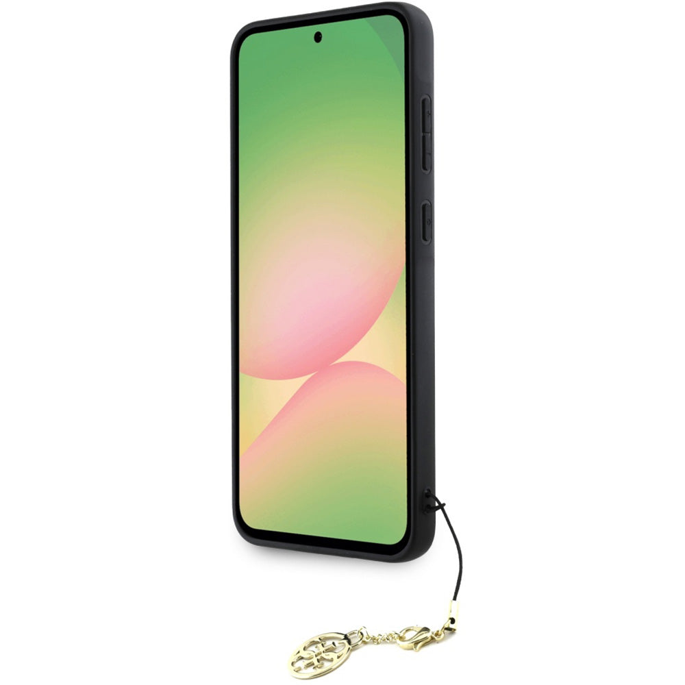 Handyhülle für Galaxy A56 5G, Guess 4G Charms Collection, Schwarz