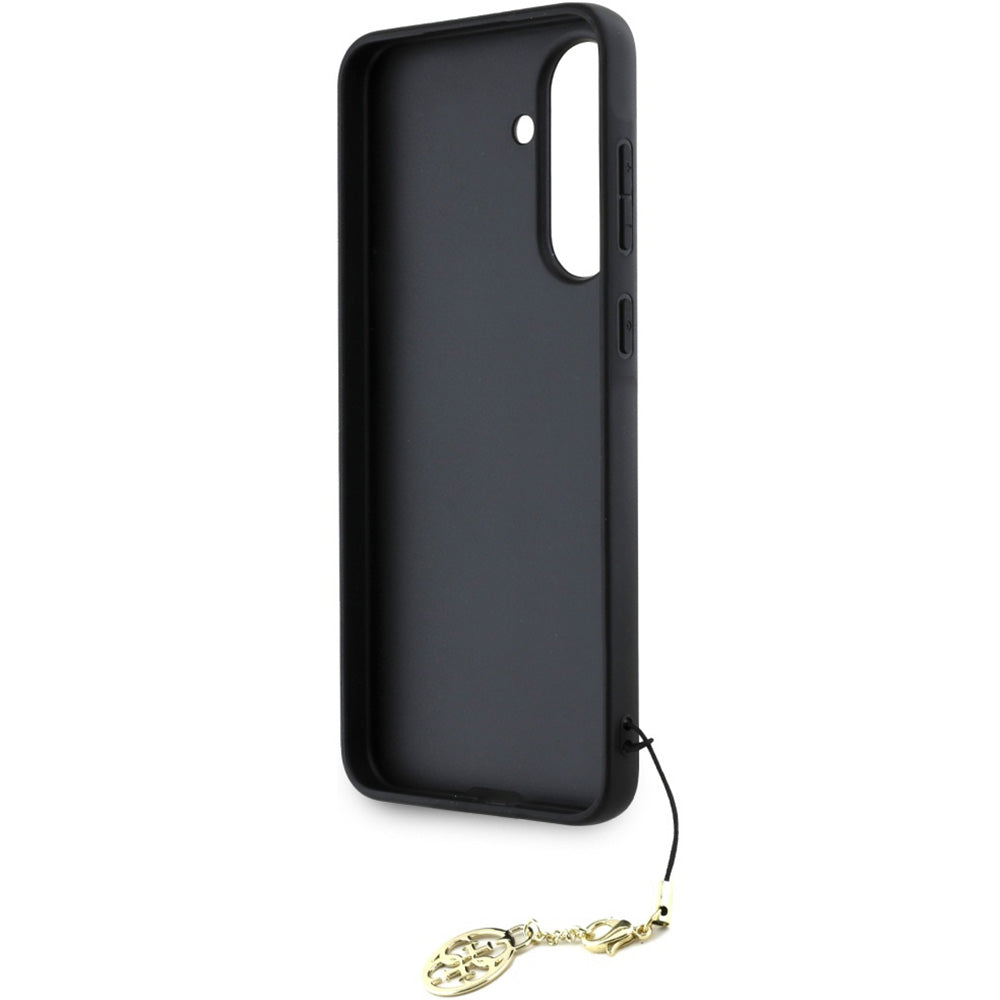 Handyhülle für Galaxy A56 5G, Guess 4G Charms Collection, Schwarz