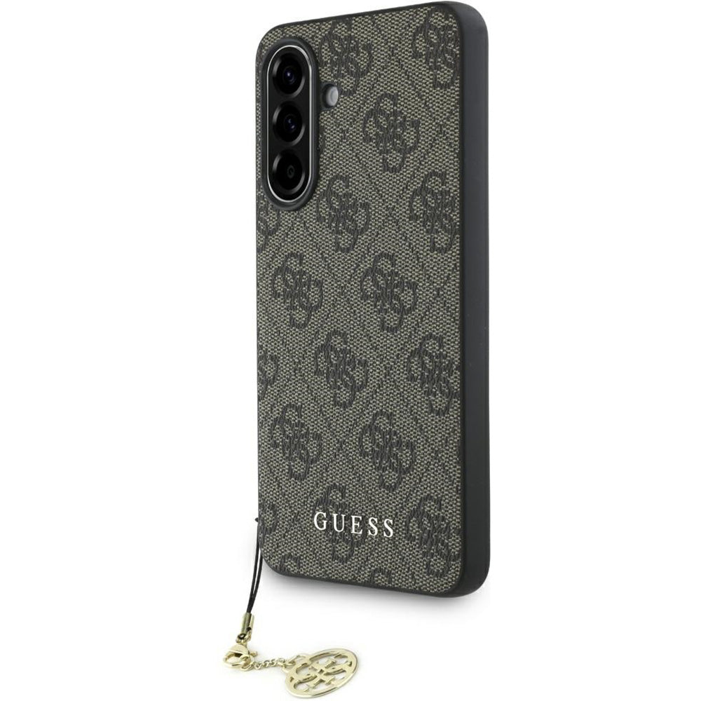Handyhülle für Galaxy A56 5G, Guess 4G Charms Collection, Braun