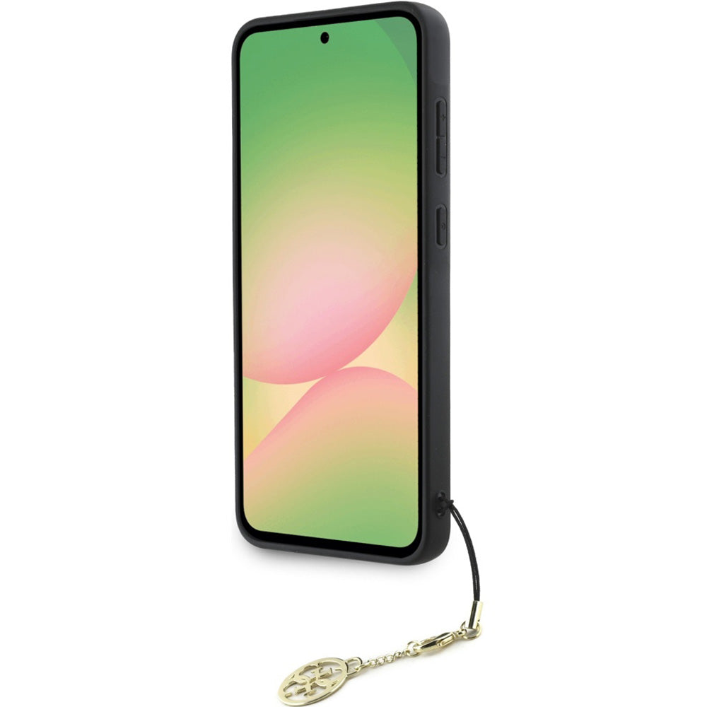 Handyhülle für Galaxy A56 5G, Guess 4G Charms Collection, Braun