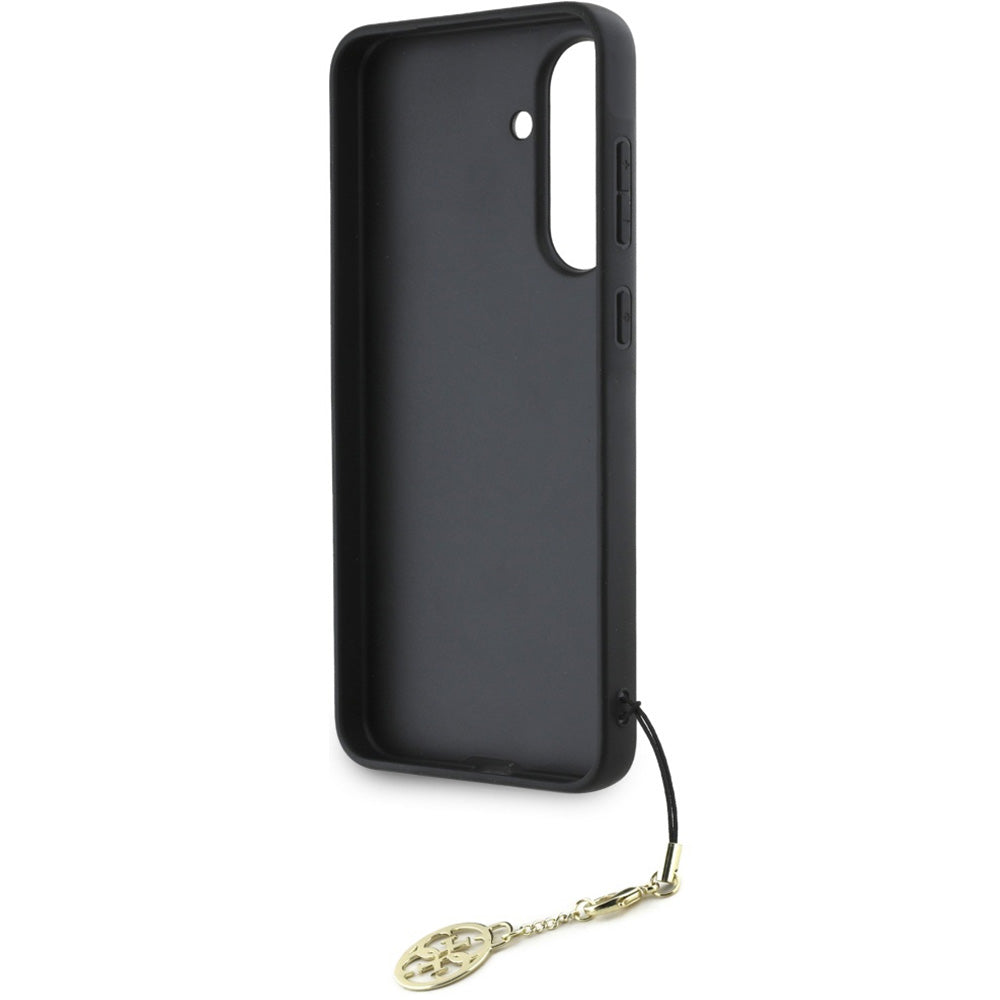 Handyhülle für Galaxy A56 5G, Guess 4G Charms Collection, Braun