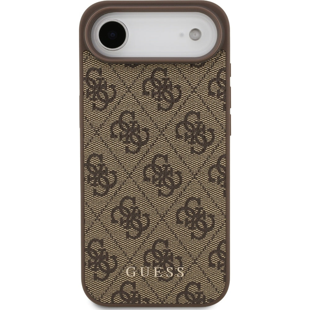 Handyhülle für iPhone Air, Guess Hardcase 4G Classic, Braun
