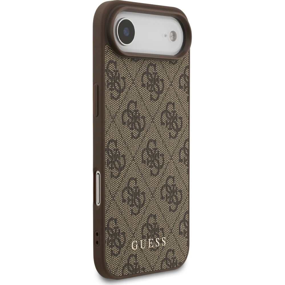 Handyhülle für iPhone Air, Guess Hardcase 4G Classic, Braun