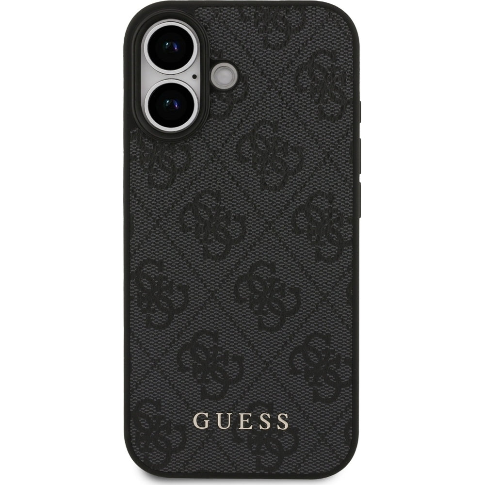 Handyhülle für iPhone 17, Guess Hardcase 4G Classic, Schwarz