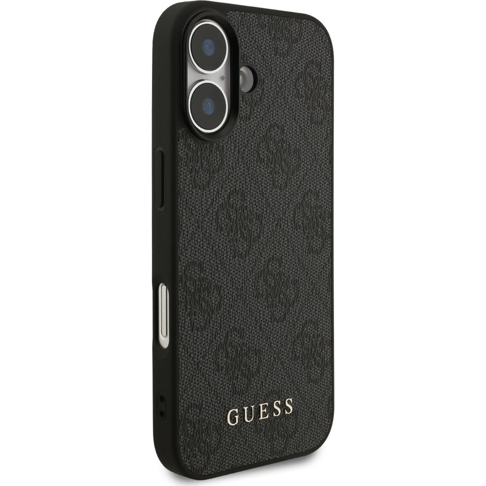 Handyhülle für iPhone 17, Guess Hardcase 4G Classic, Schwarz
