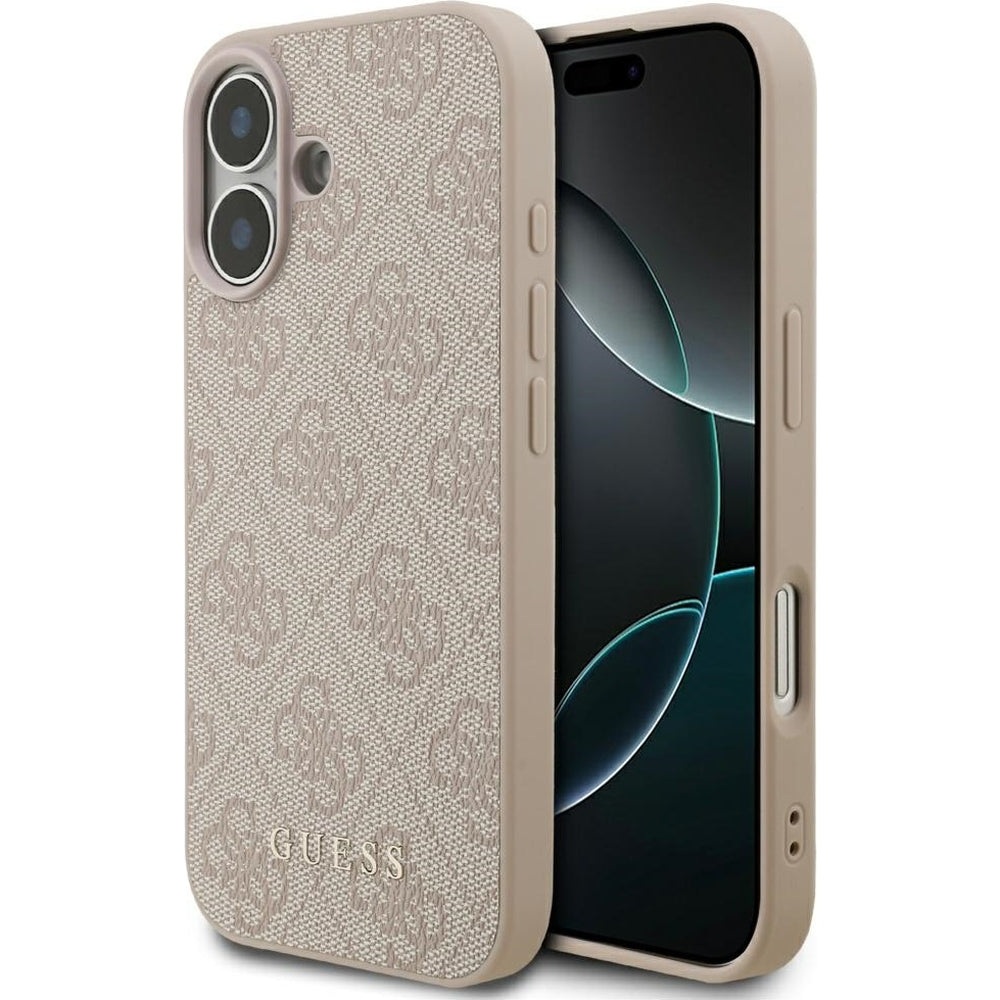 Handyhülle für iPhone 17, Guess Hardcase 4G Classic, Rosa