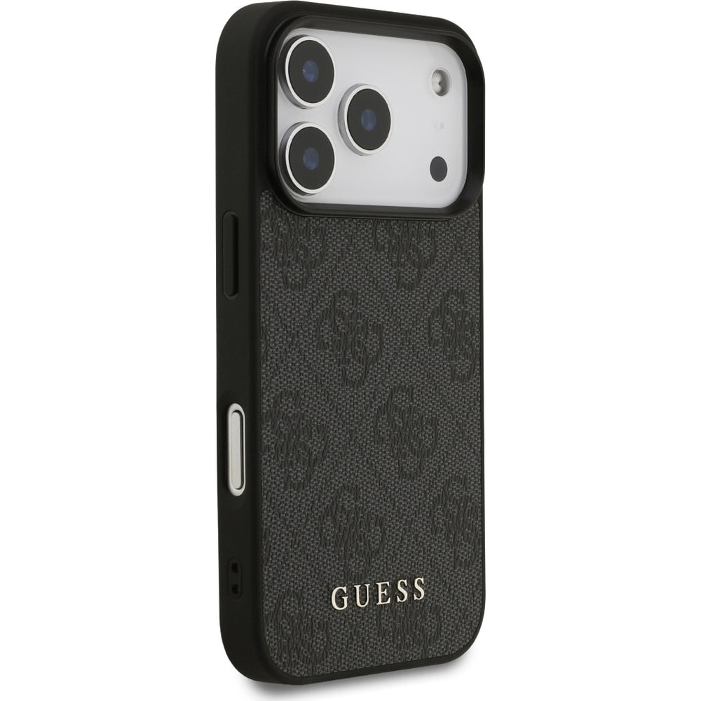Handyhülle für iPhone 17 Pro, Guess Hardcase 4G Classic, Schwarz